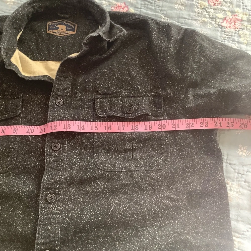 Freedom Foundry Shirt Mens Large Black Pockets Long Sleeve 100% Cotton - Picture 5 of 8